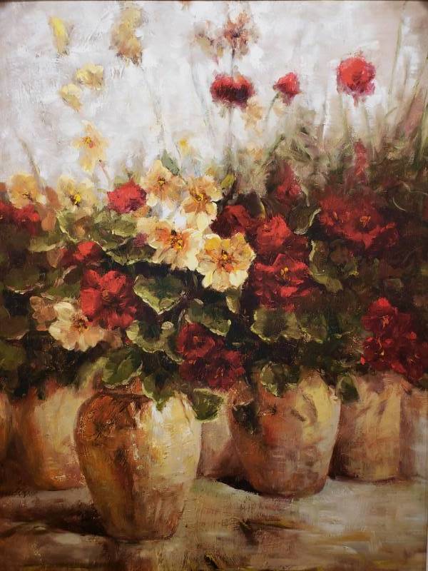 lot 100 image: Fragrant Memories Framed Print 34 x 28
