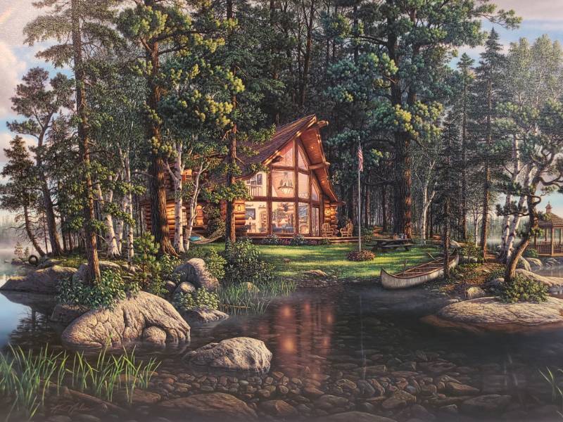 lot 136 image: Kim Norlien Freedoms Promise Print on Canvas 34 x 24
