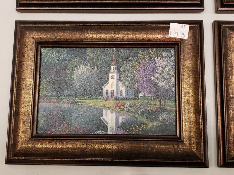 lot 163 image: (8) Kim Norlien Table Top Framed Prints (Built-in Stands) 8 x 6 Each