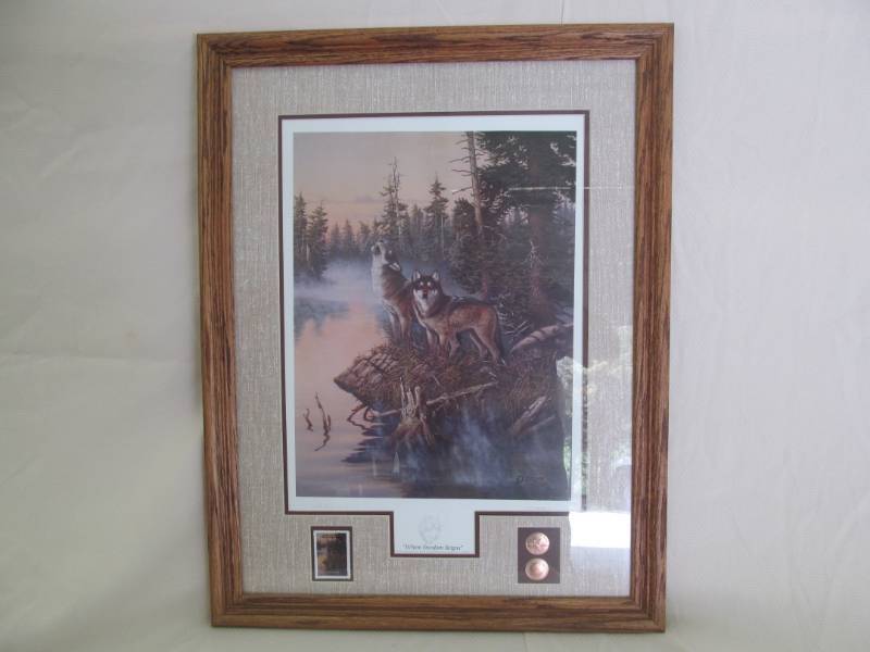 lot 26 image: Derek Hansen Print Where Freedom Begins 1992 GB Promotions wstamp