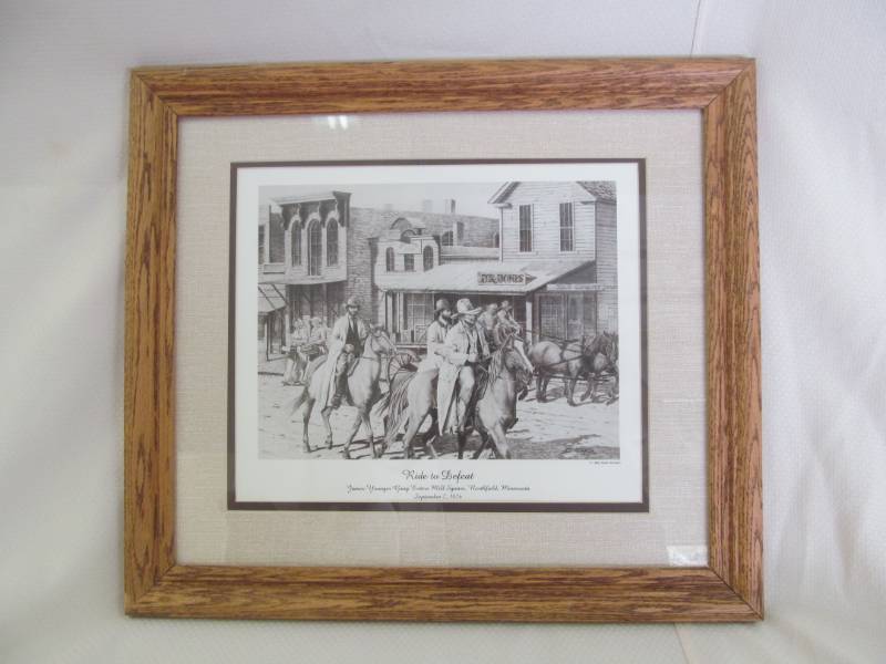 lot 29 image: Derek Hansen 1995- Ride to Defeat Hames Younger Group Enters Mill Square 17x19
