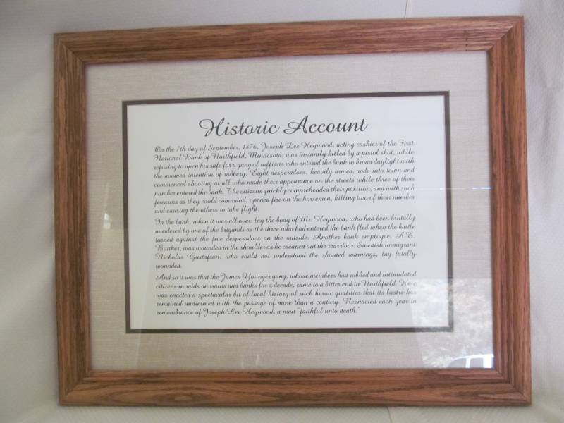 lot 32 image: Derek Hansen-Historic Account of Joseph Lee Haywood (17x21)