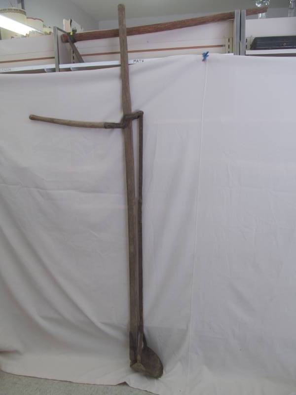 lot 90 image: Vintage Post Hole Clean Out Tool