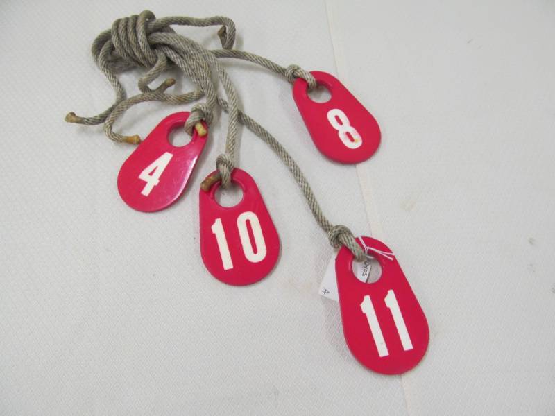 lot 145 image: Goat Numbers on a Rope