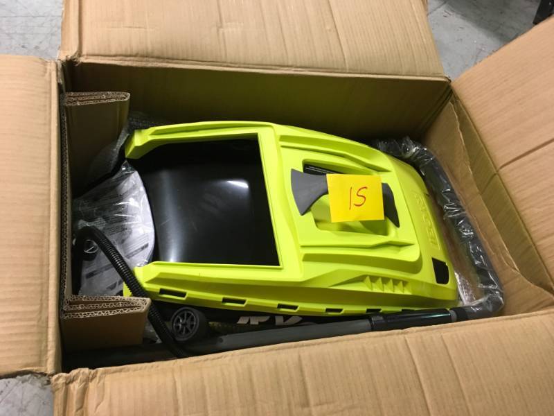 lot 15 image: RYOBI 16 in. 13 Amp Corded Electric Walk Behind Push Mower in good condition