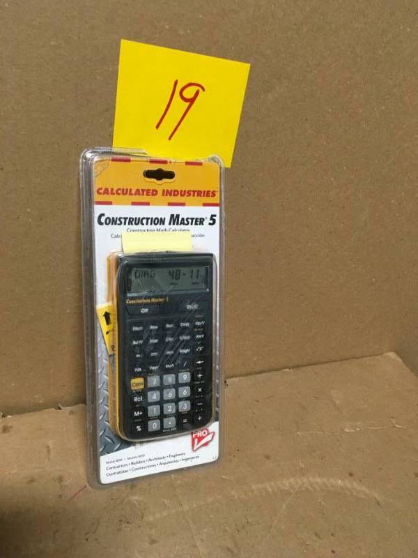 lot 19 image: Calculated Industries Construction Master in good condition
