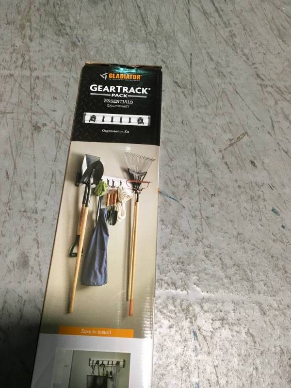 lot 47 image: Gladiator GearTrack Garage Track Storage System in good condition