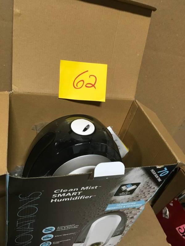 lot 62 image: Air Innovations 1.4 Gal. Cool Mist Digital Humidifier for Large Rooms Up To 400 sq. ft. in good condition