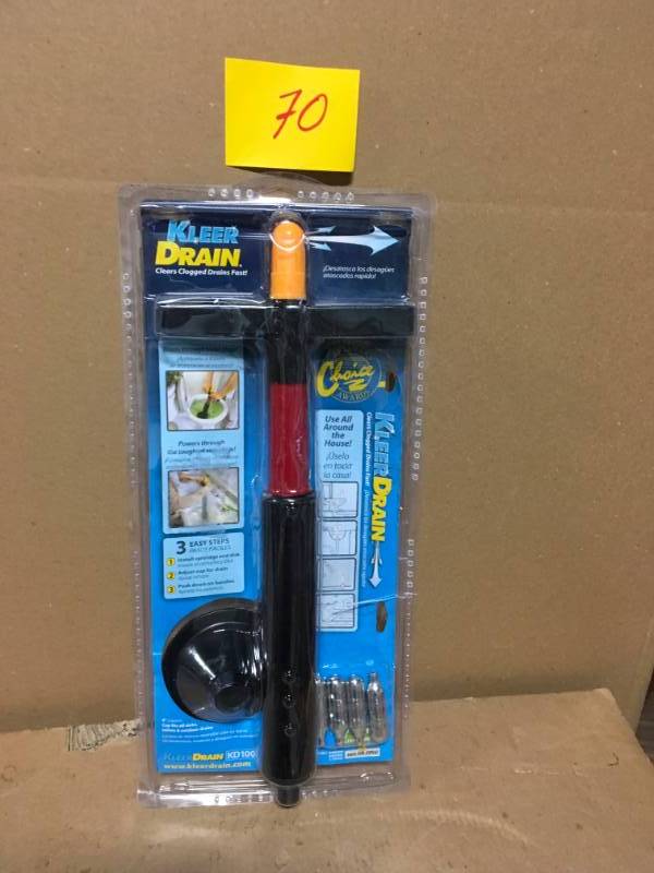 lot 70 image: VPC Kleer Drain Opener in good condition