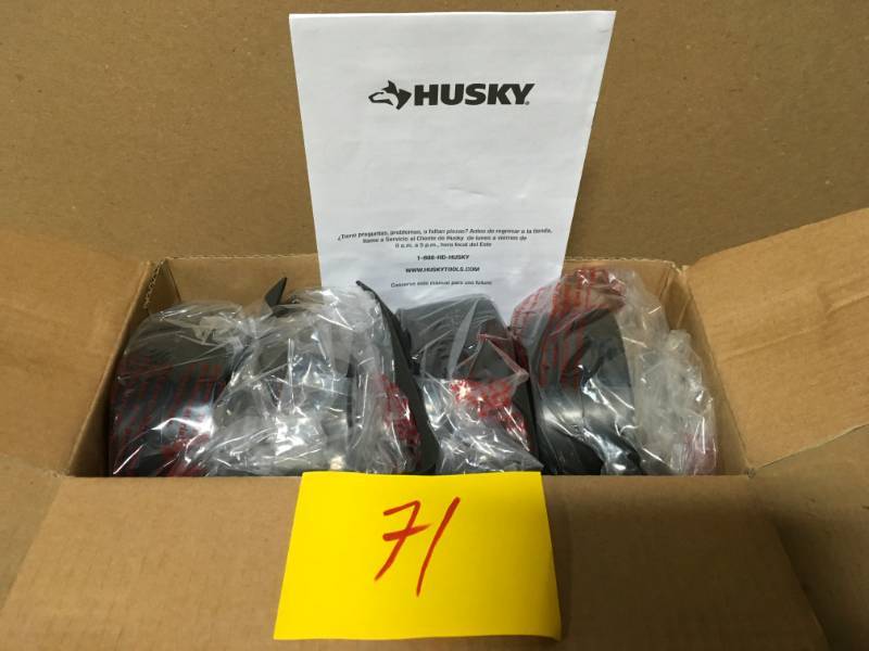 lot 71 image: Husky 5 in. Black PP Caster Kit in good condition