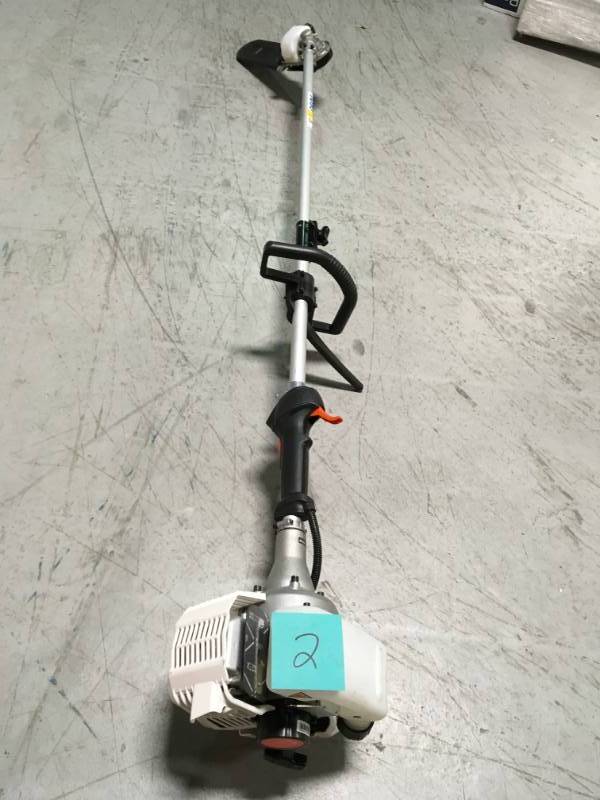 lot 2 image: 2-Cycle 26 cc Gas Full Crank Shaft 4 in 1 Multi Function String Trimmer  in good condition