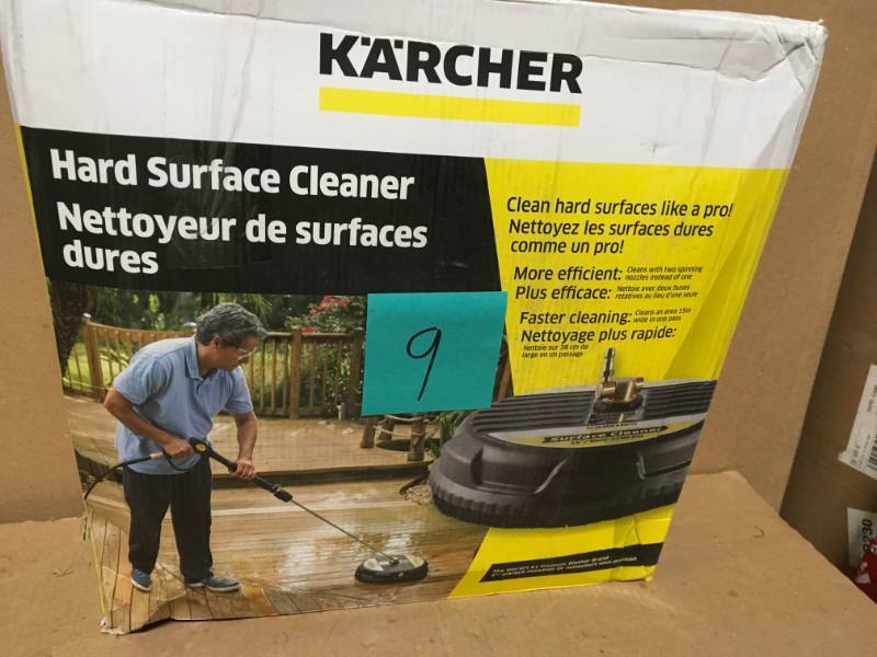 lot 9 image: Karcher 15 in. Surface Cleaner for Gas Pressure Washers  in good condition
