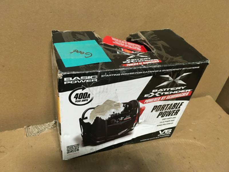 lot 15 image: Schumacher Battery Extender 12-Volt, 400 Amp Battery Jump Starter  in good condition