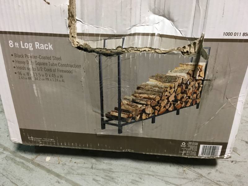 lot 26 image: 8 ft. Firewood Rack  in good condition