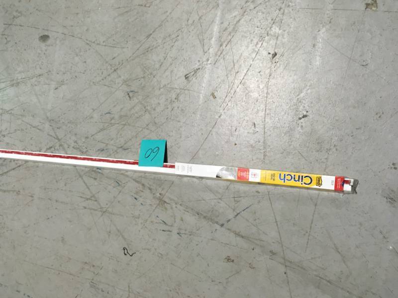 lot 60 image: M-D Building Products 42 in. White Cinch Door Seal Top and Sides (5-Piece)  in good condition