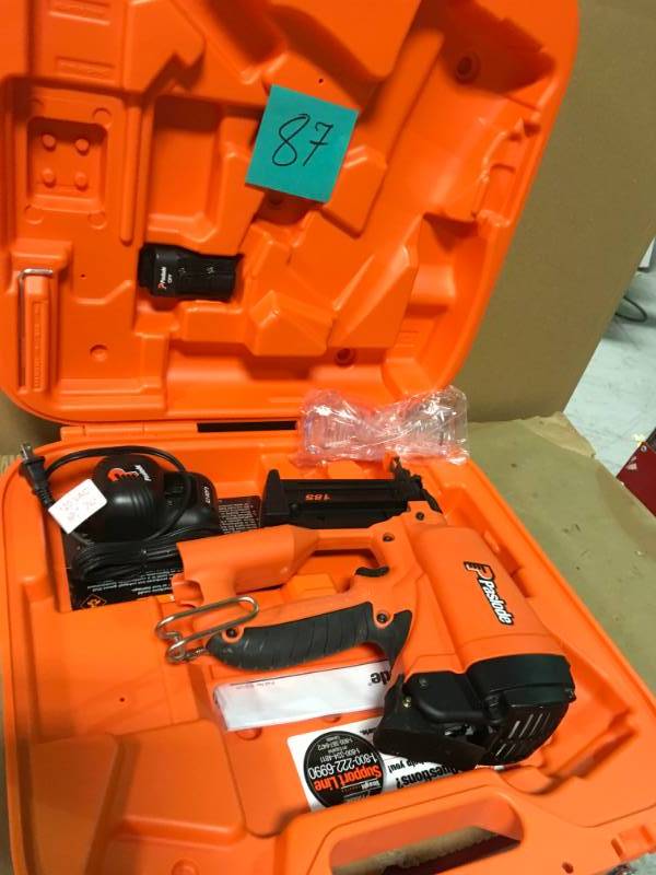 lot 87 image: Paslode Straight 2-in 18-Gauge Cordless Brad Nailer  in good condition