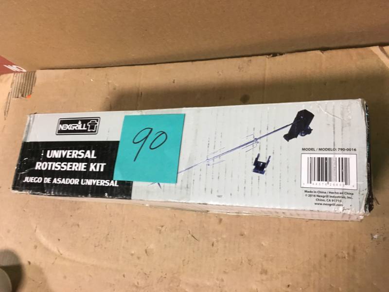 lot 90 image: Nexgrill Universal Rotisserie Kit  in good condition