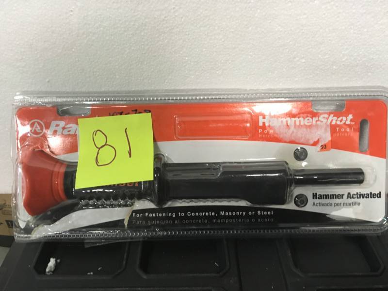 lot 81 image: Ramset HammerShot 0.22 Caliber Single Shot Tool in Good Condition