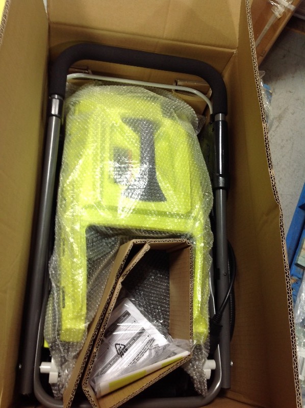 lot 106 image: RYOBI 13 in. 11 Amp Corded Electric Walk Behind Push Mower in good conditions