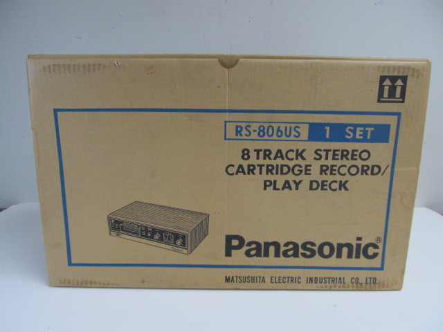 lot 20 image: MINT IN BOX Vintage Panasonic RS-806US Stereo 8-track Player