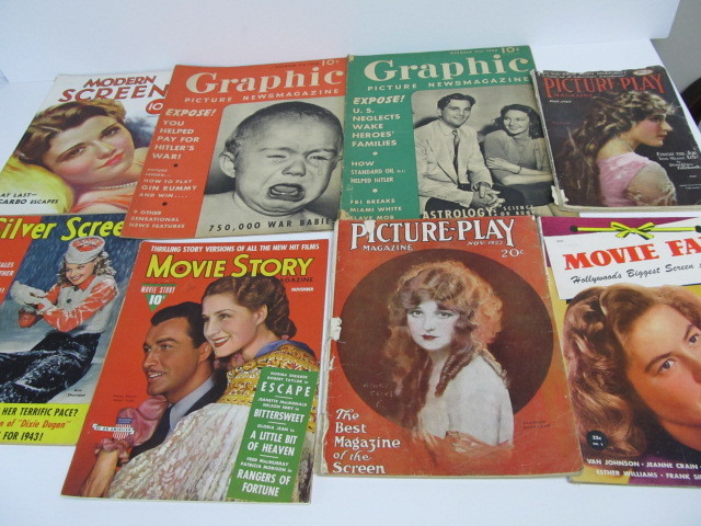 lot 26 image: Group of 1920s-40s Movie & Film Magazines