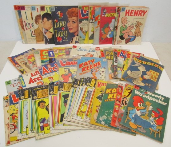 lot 100 image: Large Lot of Vintage Comic Books