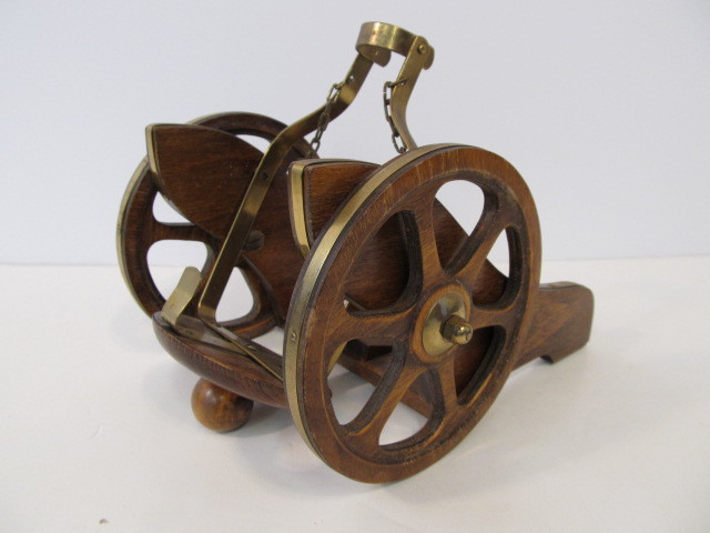 lot 123 image: Vintage COURVOISIER Advertising Cannon Bottle Holder