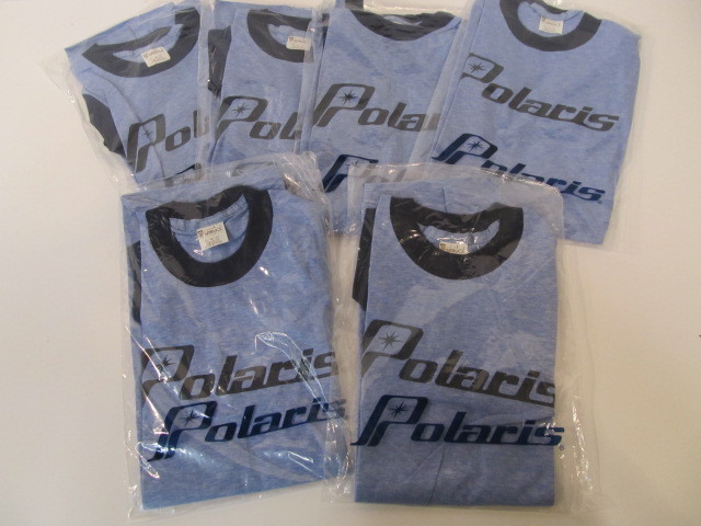 lot 133 image: 6&nbspNOS Vintage Early 80s POLARIS T-Shirts - Youth XL (18-20)