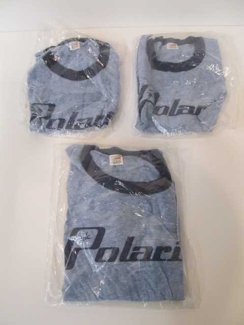 lot 134 image: 3 NOS Vintage Early 80s POLARIS T-Shirts - Mens Medium (38-40)
