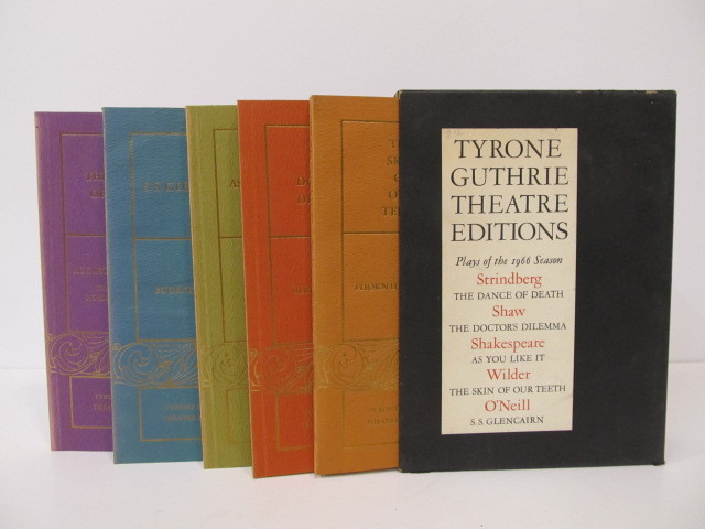 lot 204 image: Vintage 1960s GUTHRIE THEATRE Hardcover Book Set wCase