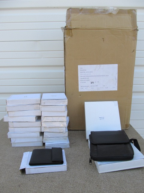 lot 144 image: Large Lot of BRAND NEW Wallets & Travel Pouches