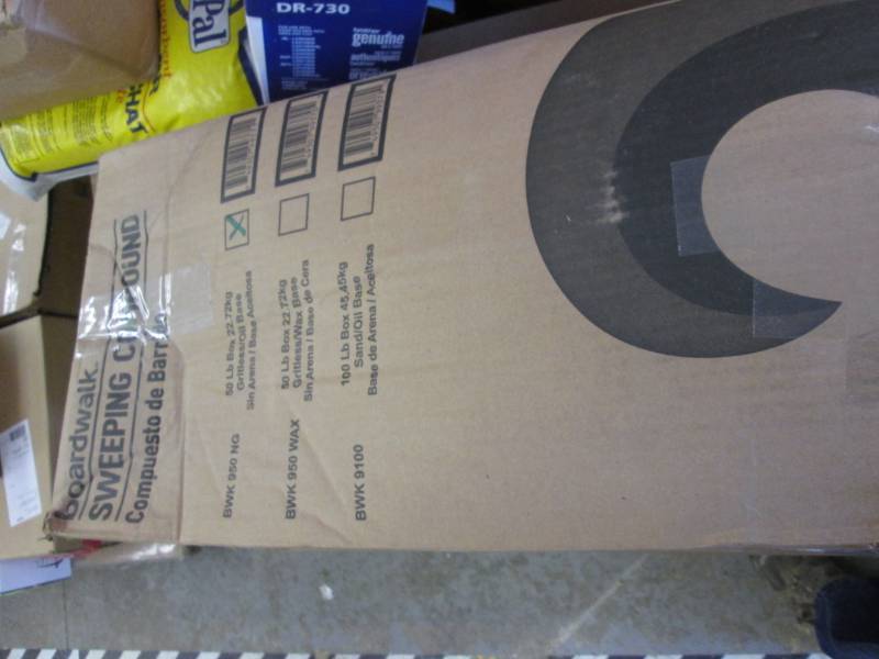 lot 12 image: Boardwalk 50 lb Sweeping Compound...