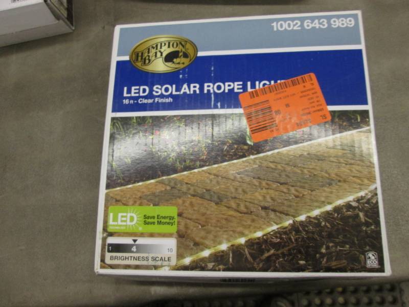 lot 42 image: Hampton Bay Solar Powered 16 ft. Cl...