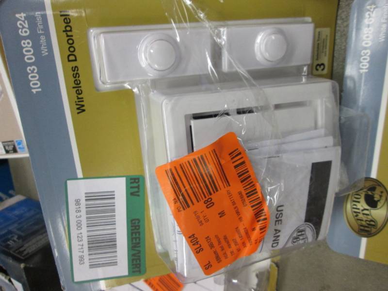 lot 92 image: Lot of 4 Hampton Bay Wireless Plug-...