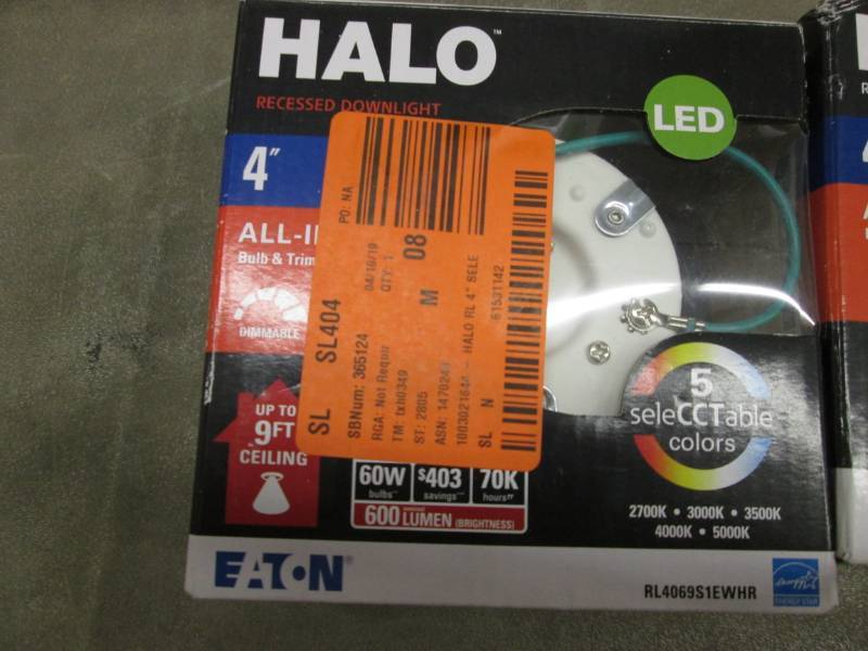 lot 120 image: Lot of 2 Defiant 15 Amp In-Wall 3-W...