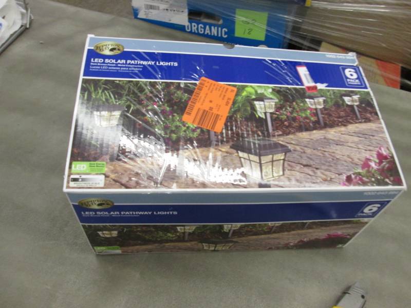 lot 44 image: Hampton Bay Solar Powered Dark Bron...