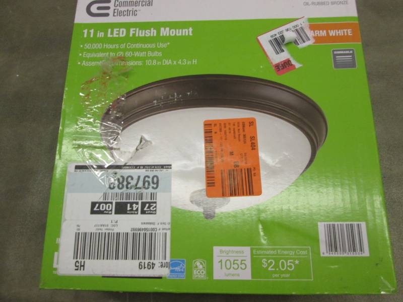 lot 53 image: Commercial Electric 11 in. 60-Watt ...