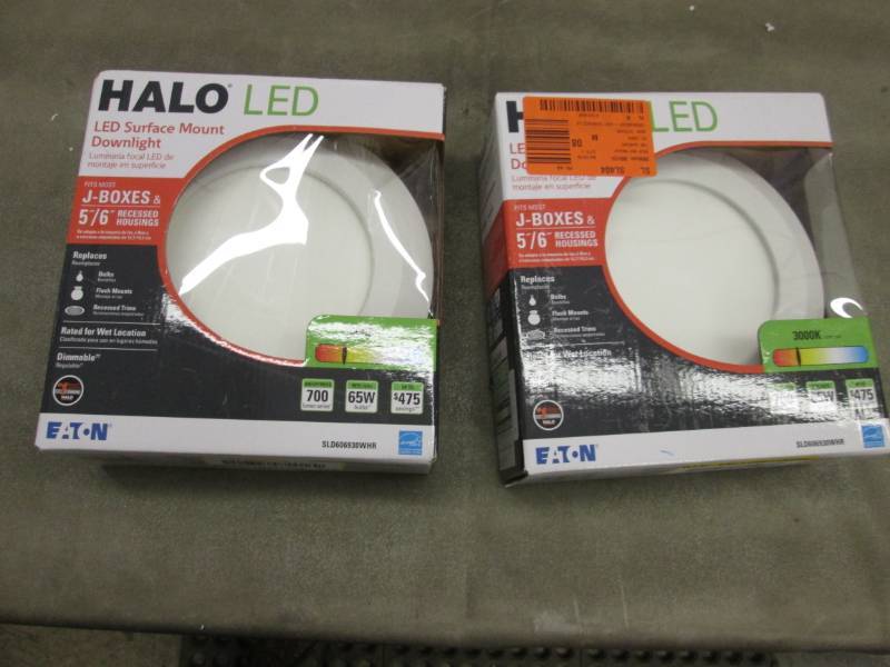 lot 69 image: Lot of 2 Halo SLD 5 in. and 6 in. W...