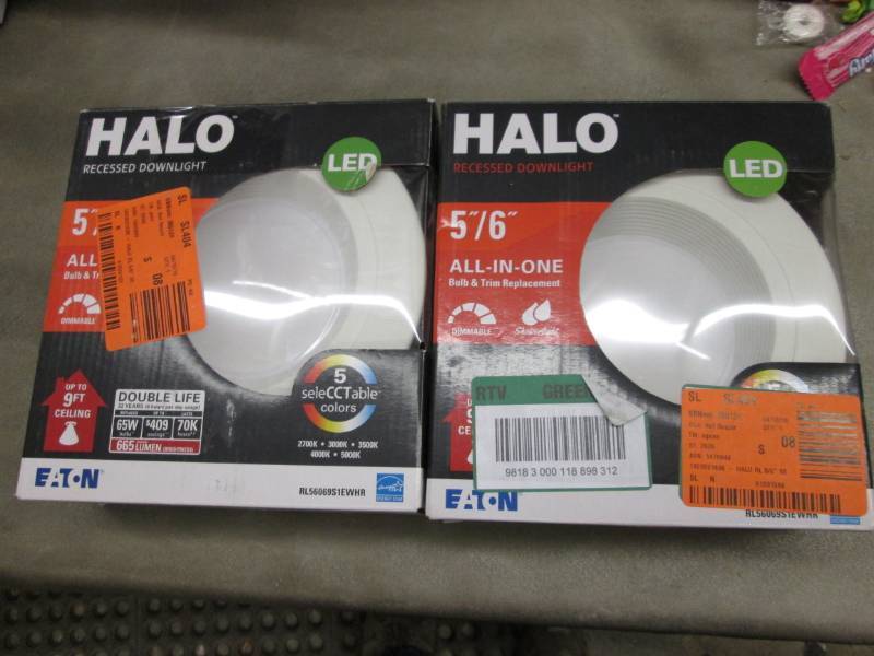 lot 95 image: Lot of 2 Halo RL 5 in. and 6 in. Wh...