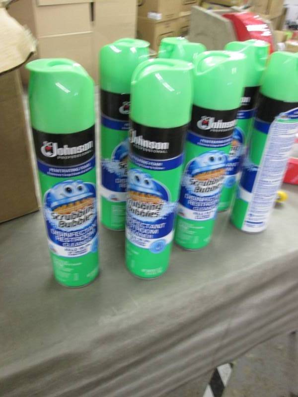 lot 143 image: 7- Scrubbing Bubbles Disinfectant C...