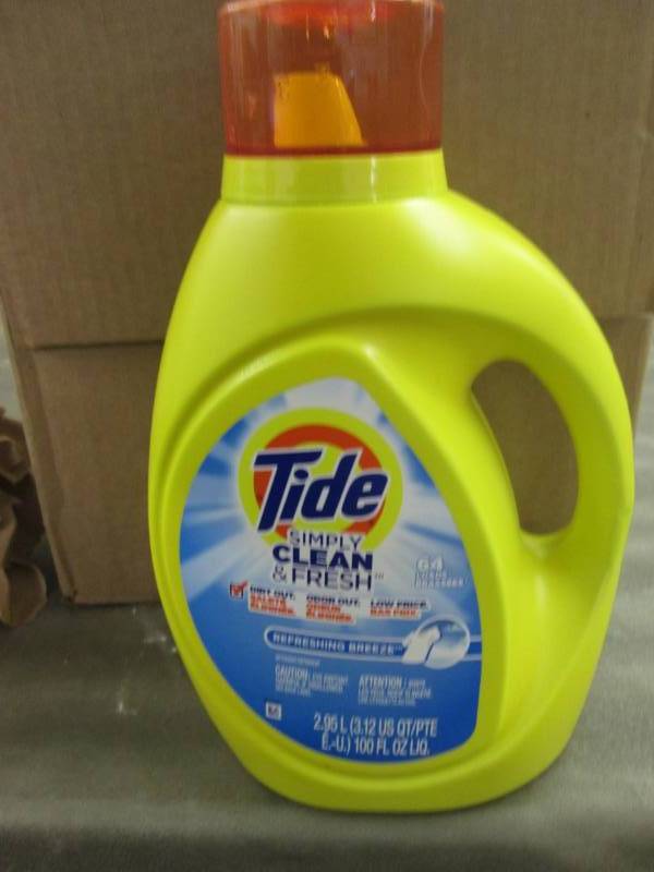 lot 148 image: 4- 100 fl oz Tide Simply Clean & Fr...