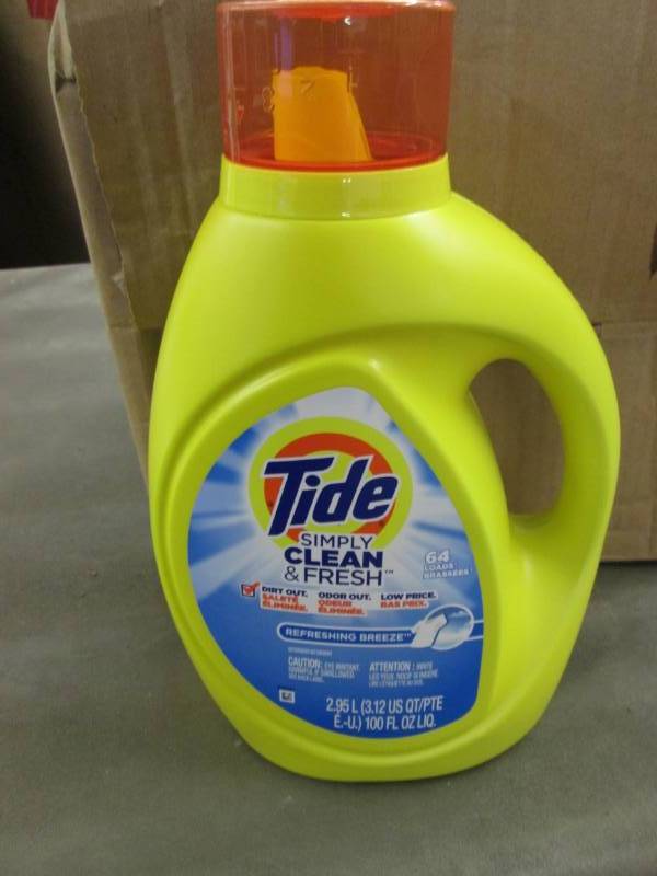 lot 154 image: 3- 100 fl oz Tide Simply Clean & Fr...