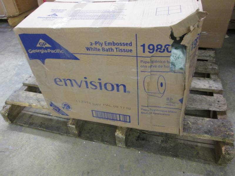 lot 168 image: Envision 2-Ply Embossed Toilet Pape...
