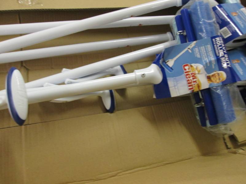 lot 186 image: Lot of 6 Mr Clean HD Roller Mops Re...