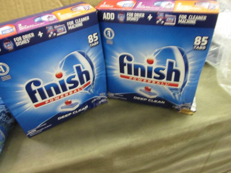 lot 203 image: 2 Boxes of 85 Tabs ea Finish Powerb...