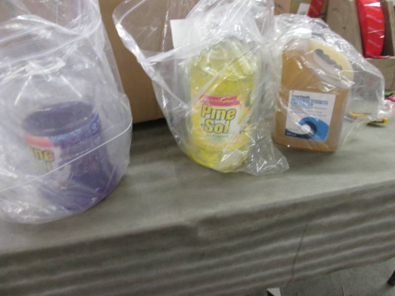 lot 208 image: 3 Large Containers of Pine Cleaner-...