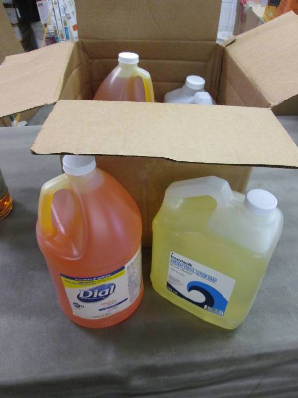 lot 214 image: 2 Gallons Dial Hand Soap, 2 Gallons...