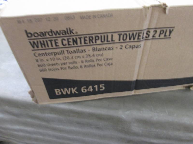 lot 243 image: Case of Boardwalk Centerpull Towels...