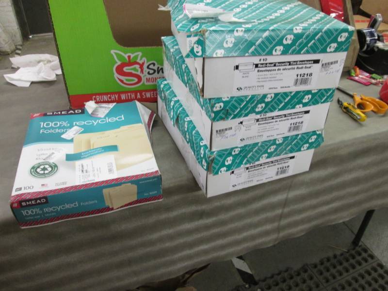 lot 249 image: 3 Boxes of 500 #10 Redi-Seal Envelo...