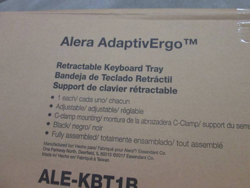 lot 256 image: Alera Retractable Keyboard Tray...
